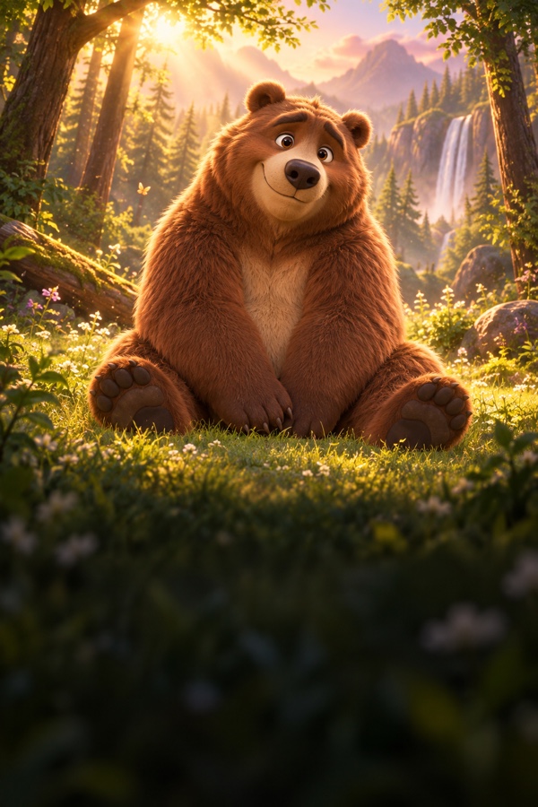 Big Buck Bunny — artistic cover interpretation