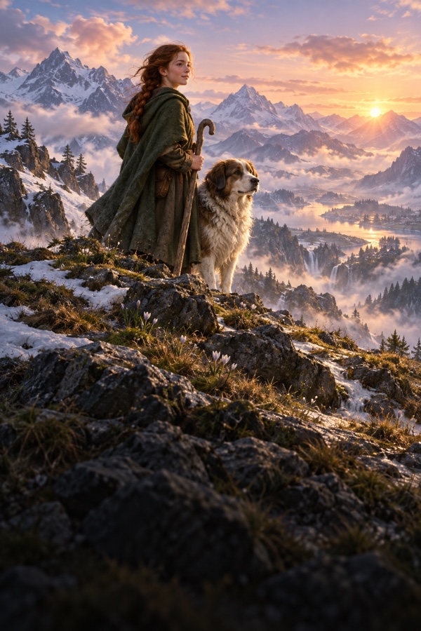 Spring — artistic cover interpretation
